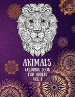 Animals Coloring Book for Adults Vol. 1 9198725505 Book Cover