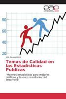 Temas de Calidad En Las Estadisticas Publicas 3639783182 Book Cover