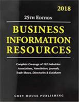 The Directory of Business Information Resources 2018 1682177270 Book Cover