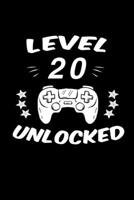 Level 20 Unlocked: This notebook is perfect for gamer 1654167894 Book Cover