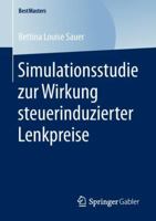 Simulationsstudie Zur Wirkung Steuerinduzierter Lenkpreise 3658213264 Book Cover