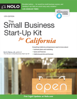 The Small Business Start-Up Kit for California 1413327257 Book Cover