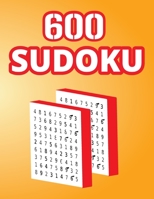 600 Sudoku: Brain Sharper 600 Easy and Medium Sudoku Puzzle with Solution for Beginner (volume) B08HV2SHM4 Book Cover