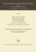 Wirtschaftliche Entleerungsgebiete in Industrielandern: Ein Beitrag Zur Theorie Der Raumwirtschaft Und Der Regionalpolitik Fur Die Brd 3663040232 Book Cover