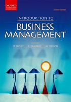 Introduction to Business Management 0195992512 Book Cover