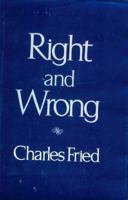 Right and Wrong 0674769058 Book Cover