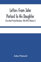 Letters From John Pintard To His Daughter, Eliza Noel Pintard Davidson, 1816-1833 9354484832 Book Cover