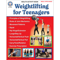 Mark Twain Weightlifting for Teenagers Workout Book, Strength Training, Fitness, Health and Wellness for Middle School & High School Students, Weight Lifting Health & Nutrition Wellness Book for Teens 1622239105 Book Cover