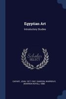 Egyptian art Introductory studies 1376984040 Book Cover