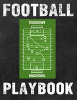 Football Playbook: Rugby Player Game Plan Notebook for Drawing Up Football Plays and Creating a Playbook and Other Notes Strategies Field Templates (Field Football) 1672360889 Book Cover