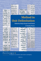 Method in Unit Delimitation (Pericope) (Pericope) 9004165673 Book Cover