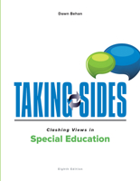 Taking Sides: Clashing Views in Special Education 1259183467 Book Cover