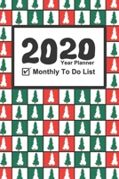 Year Planner 2020! Monthly To Do List! Christmas Theme!: To Do List for Whole Year! 2020-2021 Monthly Calendar and To Do Notebook! 1676711449 Book Cover