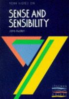 Jane Austen, "Sense and Sensibility" (York Notes) 0582781078 Book Cover