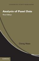Analysis of Panel Data 1107657636 Book Cover