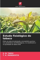 Estudo fisiológico do tabaco (Portuguese Edition) 6207522419 Book Cover