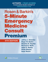 Rosen and Barkin's 5-Minute Emergency Medicine Consult (The 5-Minute Consult Series) 0781771722 Book Cover