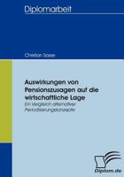 Auswirkungen Von Pensionszusagen Auf Die Wirtschaftliche Lage 3836653419 Book Cover