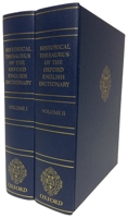 Historical Thesaurus of the Oxford English Dictionary: With additional material from A Thesaurus of Old English 0199208999 Book Cover