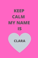 KEEP CALM MY NAME IS: BlushNotes, 5"5x8"5 ,100 pages,soft cover,Matte Finish 1679597884 Book Cover