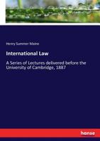 International Law 1240035985 Book Cover