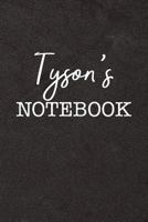 Tyson's Notebook: Personalized Scrapbook for Men 1798916371 Book Cover