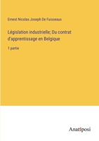 Législation industrielle; Du contrat d'apprentissage en Belgique: 1 partie 3382731843 Book Cover