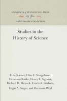Studies in the History of Science 151281380X Book Cover