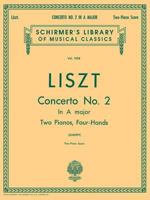 Concerto No. 2 in a: Schirmer Library of Classics Volume 1058 Piano Duet 079350502X Book Cover