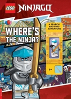 Legoâ(r) Ninjagoâ(r) Where's the Ninja? a Search and Find Adventure (with Zane Minifigure) 1837250324 Book Cover