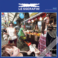 Le Sserafim Official 2027 12 X 24 Inch (Hanging) Monthly Square Wall Calendar Plastic-Free B0GH8ZJBCQ Book Cover