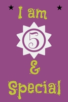 I am 5 and Special: Unicorn Journal and Sketchbook for 5 Year Old Girlss, A Gratitude Journal for 5 Year Old Girls,100 Lined Pages, 166191196X Book Cover