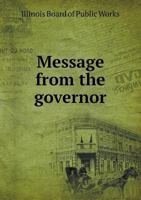 Message from the Governor 5518889879 Book Cover