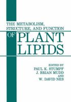 The Metabolism, Structure, and Function of Plant Lipids 1468452657 Book Cover