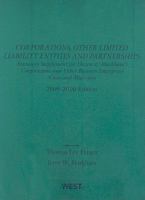 Corporations, Other Limited Liability Entities and Partnerships 2003: Statutory Supplement for Hazen & Markham's Corporations and Other Business Enterprises ... and Materials (American Casebook Series 0314145419 Book Cover
