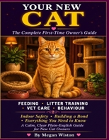 YOUR NEW CAT: The Complete First-Time Owner's Guide. Everything You Need to Know About Feeding, Litter Training, Vet Care, Behaviour, Indoor Safety, and Building a Bond With Your Cat. B0H189MMLJ Book Cover