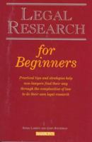 Legal Research for Beginners 0812097688 Book Cover