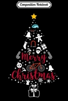 Composition Notebook: Bicycle Christmas Tree Party Cyclist Premium Journal/Notebook Blank Lined Ruled 6x9 100 Pages 1709864184 Book Cover