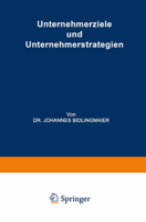 Unternehmerziele und Unternehmerstrategien 3663125297 Book Cover