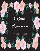 2 Year Planner: 2020 - 2021 Calendar Personalized January 2020 up to December 2021 Contains extra lined pages to record notes 1692651501 Book Cover