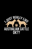 I Just Really Like Australian Cattle Ok?: Cool Australian Cattle Dog Journal Notebook - Australian Cattle Puppy Lover Gifts - Funny Australian Cattle Dog Notebook - Australian Cattle Owner Gifts. 6 x  1676960759 Book Cover