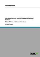 Bonussysteme in Back-Office-Bereichen von Banken: Schwachstellen und deren Vermeidung 3656036349 Book Cover