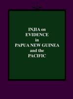 Injia on Evidence in Papua New Guinea and the Pacific 9980879181 Book Cover