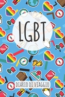 LGBT Diario di Viaggio: Pianificatore di viaggio I Pianificatore di viaggio su strada I Diario a griglia a punti I taccuino I Diario tascabile I Regalo per Backpacker (Italian Edition) 1658816447 Book Cover