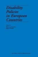 Disability Policies in European Countries 9041115919 Book Cover