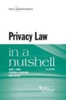 Privacy Law in a Nutshell 0314289429 Book Cover