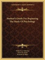 Student's Guide For Beginning The Study Of Psychology 116319591X Book Cover