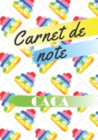 Carnet de note CACA: 90 pages lign�es - Couverture color�e motifs caca - id�e cadeau adolescent 1673170978 Book Cover