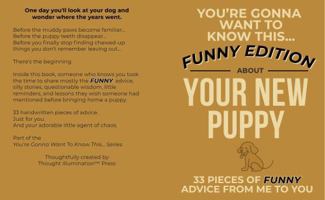You're Gonna Want To Know This... About Your New Puppy: Funny Edition B0HF2VVVF2 Book Cover