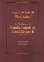 Legal Research Illustrated, 9th (University Textbook Series) 1599413353 Book Cover